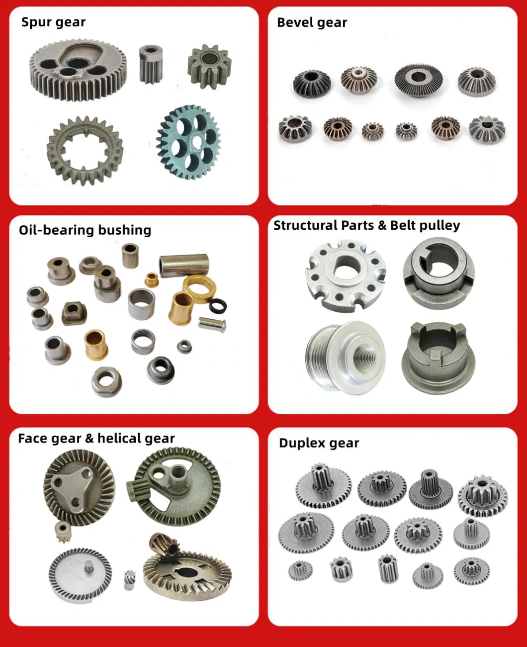 (OEM/ODM) CNC Hardware Powder Metallurgy Textile Machinery Accessories Stainless Steel Sintered Metal Non-Standard Parts Processing Customization
